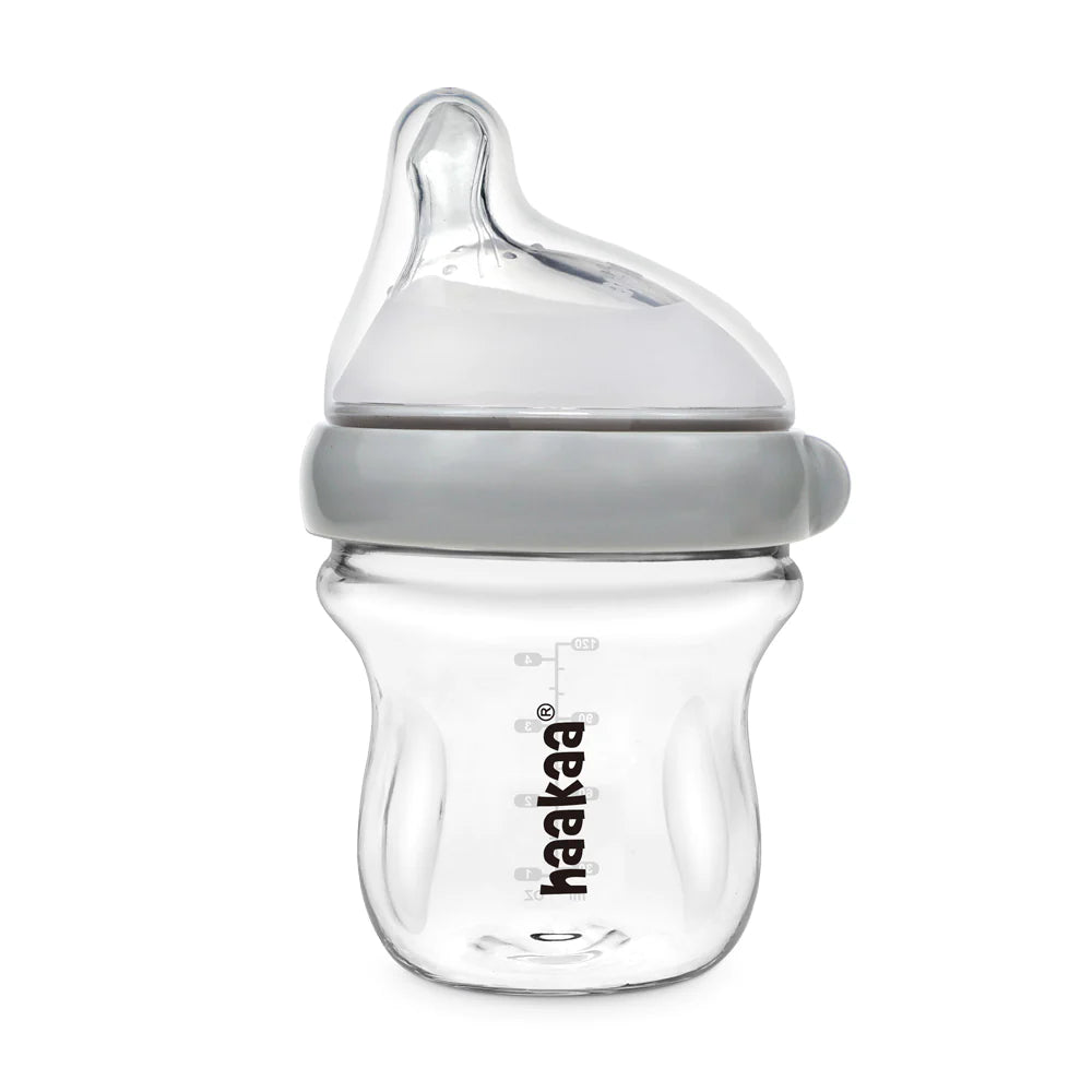 Haakaa Glerpeli hægt flæði (S) gen. 3 (120ml)