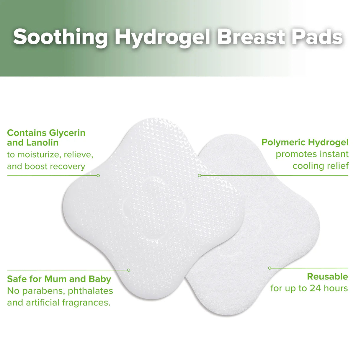 Haakaa Hydrogel Gelpúðar  - 8 stk