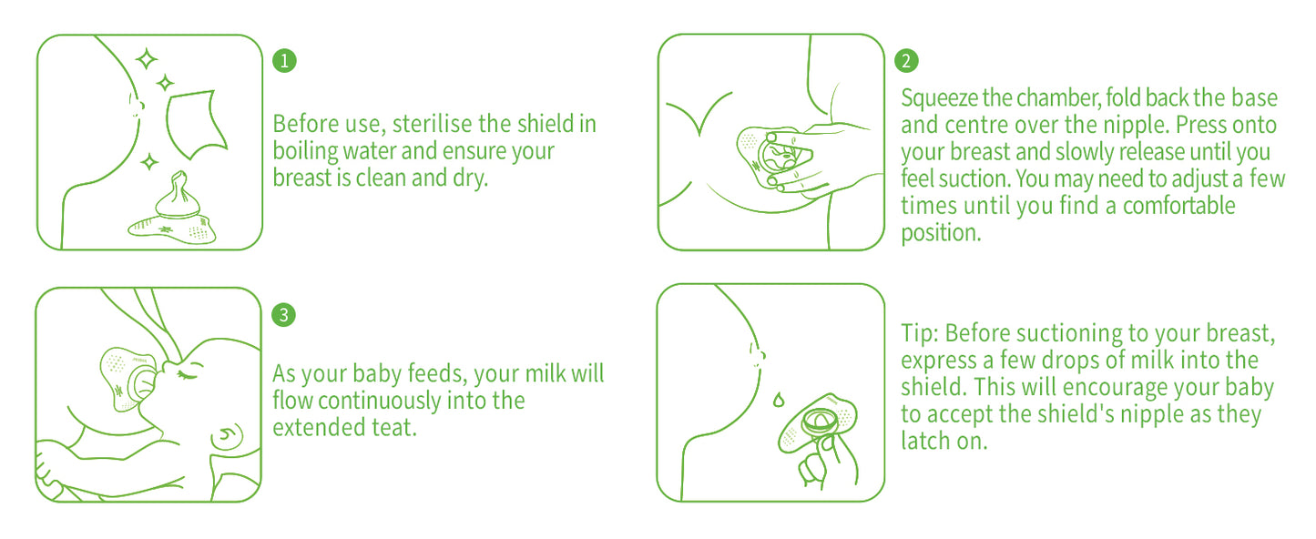 Haakaa brjóstargjafahattur - orthodontic nipple